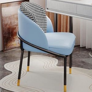 Fluwelen stoel Vanity Chair Gestoffeerde eetkamerstoelen Kaptafel Kruk Gevoerde ijdelheidskruk Moderne make-upstoel for woonkamer Slaapkamer (Color : J, Size : 42 * 45 * 75CM)