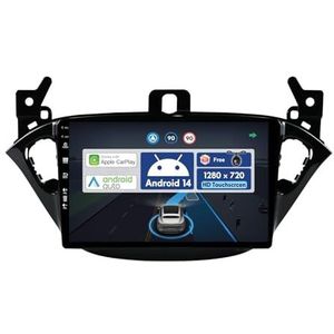 JOYX Android 14 IPS Autoradio Voor Opel Corsa (2015-2019) / Adam (2013-2016) - Ingebouwde CarPlay Android Auto - GRATIS Rear Camera - 2G+32G - 9 Inch 2 Din - DSP DAB Stuurbediening Fast-Boot Bluetooth