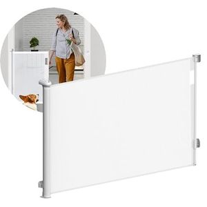 Home4u - Intrekbaar veiligheidshek (Wit, 150 cm)