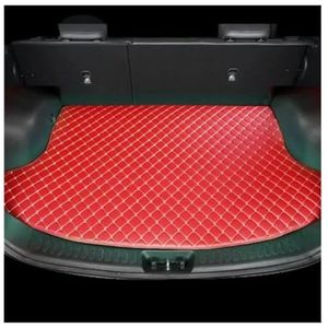 Auto Kofferbakbeschermer Kofferbakmat Voor KIA Voor Niro 2017 (Ultimate Edition) Auto kofferbakmat laadvloerbedekking binnenbekleding(SIGLE RED)