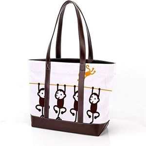 Laptop Tote tas met Chinese traditionele gunstige patroon Golden Dragon Print, dragen Schoudertassen Casual Canvas Business Werk Tote tas Aktetas voor Computer School Office