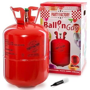 Party Factory Ballongas helium voor 50 ballonnen helium gas gasfles