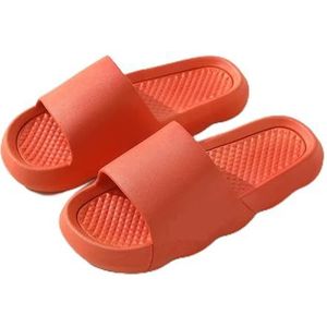 Dames sandaal Sandalen Mannen En Vrouwen Outdoor Wear Indoor Home Zachte Bodem Student Paar Sandalen Mannen Trendy Mode Vrouwen schoenen(Orange,46-47)
