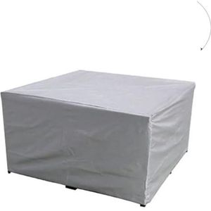 PUYEN Waterdichte buitenterras tuinmeubelhoezen, regensneeuw, zonnebrandcrème stoelhoezen for banktafel, stofdichte hoes, 8 maten(Color:Gray,Size:72x61x100)