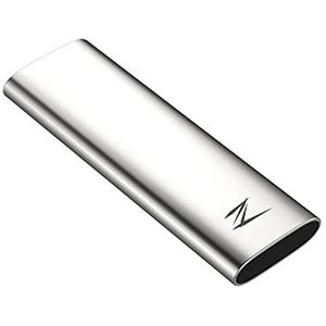 Metalen SSD externe Solid State harde schijf 256gb/128gb, Usb3.1 Type-c draagbare back-upopslag, geschikt voor desktop pc, laptop, MacBook, tablet, camera (512 GB, zilver)