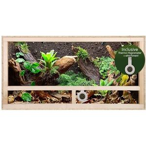 REPITERRA® Terrarium reptielenamfibieën zijventilatie 80x50x50cm