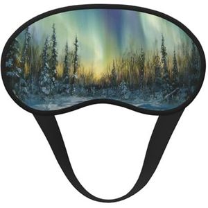 Aurora slaapmasker, zacht, comfortabel oogmasker met verstelbare riem, verduisterend, oogslaapschaduwhoes voor vrouwen, meisjes, mannen, reizen, yoga, dutje in ploegendienst