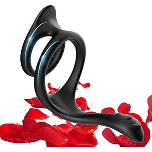 penis rings voor mannen Erectie siliconen vibrators - Ring oplaadbare siliconen ring erectie ÇộC ​​ÇộC verstelbaar