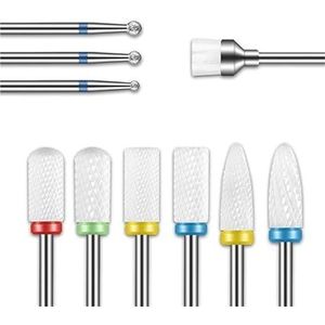 Mozulon Set freeskoppen for nagellak, gebruikt for het ontbramen van dode huidcellen van nagels, accessoires for automatische polijstmachines(3)