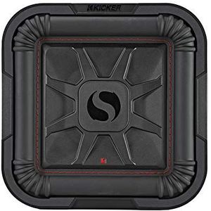 Kicker 46L7T102 L7T L7-dunne subwoofer van 25 cm, dubbele spreekspoel, 2 ohm, 500 W