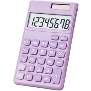 Terug naar School Desktop Calculator Zonne-rekenmachines Gevoelige knop Elektronische Calculator Zakformaat Draagbare rekenmachine Financieel hulpmiddel Paars Kantoorbenodigdheden