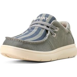 Ariat Uniseks instappers voor kinderen, Kust Grijze Amerikaanse Vlag, 3 US Big Kid