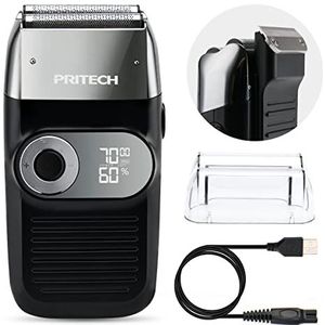 Elektrische scheerapparaten voor mannen, Foil Shavers 2 in 1, Brood folie shvaers, Mannen baard scheerapparaat, Mens Profoil Lithium Titanium elektrische scheermes door PRITECH