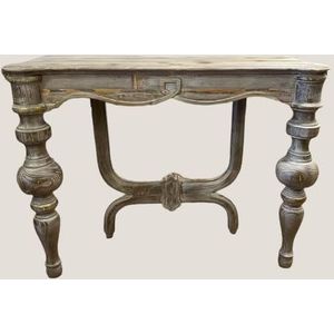 Casa Padrino luxury country style console gray 170 x 40 x H. 100 cm - Handcrafted solid wood console table - Noble country style solid wood furniture