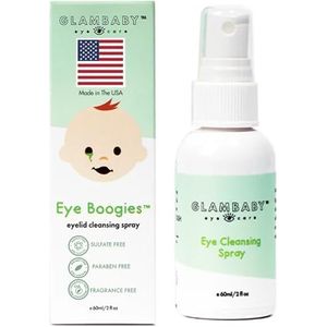 GlamBaby Eye Care - Eye Boogies™ Ooglid Reinigingsspray | Niet-giftige, steekvrije en afveegvrije formule | Oogschoon voor kinderen | Oogdruppels voor kinderen | Baby oogdruppels Spray |