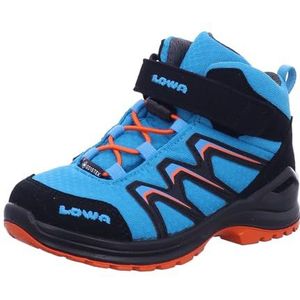 LOWA 350123 Maddox GTX Mid Junior blauw/oranje, blauw, 27 EU