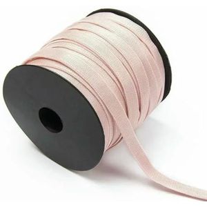 5/10/20M 6/8/10/15mm Nylon Elastische Band voor BH Ondergoed Schouderband Rubberen Tapes Zachte Riem Stretch Lingerie Naairanden-Roze-6mm-5Meter