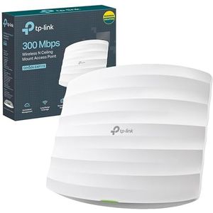 TP-Link EAP115(UK) N300 Wireless Ceiling Mount Access Point, Support PoE 802.3af and Direct Current, Easily Mount to Wall or Ceiling, Simply Managed by Free EAP Controller Software (EAP115)