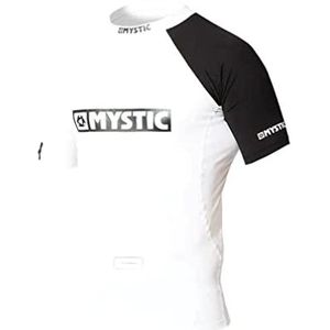 Mystic Chest Logo Short-Sleeve Rash Vest 2020 - Wit L