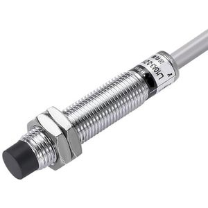 Inductive Metal Sense Proximity Switch High Flat Head 1mm 2mm Detect Distance Sensor Switches NPN NO NC LJ10A3-1-Z/BX(Flat DX NC 2Wire)