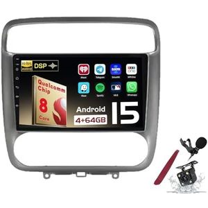 Android 15 Autoradio Sat Navi voor H-onda Stream (2000-2006) 9 Inch Touchscreen Multimedia Speler met Draadloze Carplay GPS Navigatie FM RDS Bluetooth 5G-WiFi SWC DSP,M120s