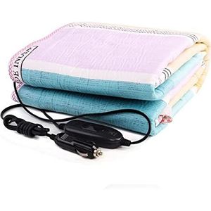 Elektrische dekens Verwarming Deken, Mobiele Verwarming Sjaal USB Sigarettenaansteker Camping dekens (Kleur: 24v 180x70cm)