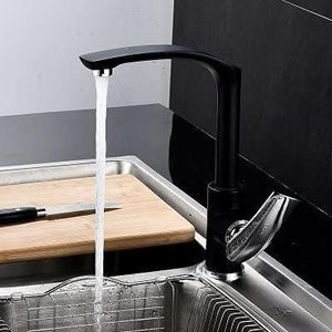 Kraan, gootsteenkraan compatibel met bar boerderij commercieel, brandende koperen keukenkraan, wastafel kraan, badkamer hoge kraan, gootsteenbekken mixer kraan, zwart/chroom/goud/groen/rood/orang