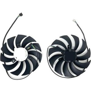 100mm CF1010U12S GAA8S2U 0.45A DC12V RTX3070 GPU-koelventilator voor Zotac voor Gaming RTX 3070 AMP Holo grafische kaartkoelventilator(Black 2-Fan GA)