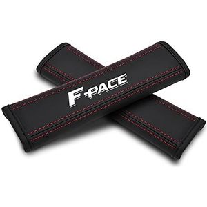 2 stuks lederen autogordelvulling voor Jaguar F Pace beschermer schoudervullingen interieuraccessoires