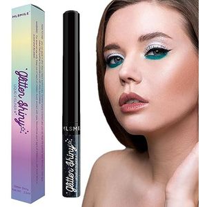 Vloeibare Glitter Eyeliner - Langdurige schoonheidsproducten ogen - Draagbare Sparkling & Shimmer Eyes Make-up Glitter Gel Oogschaduw Vloeistof voor dames en meisjes Onlynery