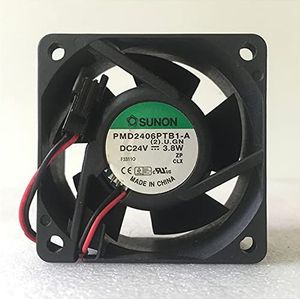 Original PMD2406PTB1-A 24V 3.8W 6CM 6025 Gale volume ball cooling fan