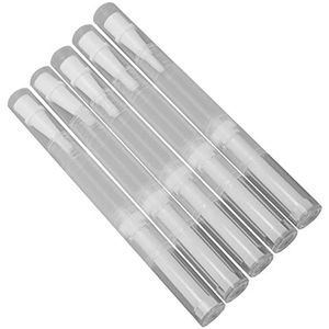 Nageloliestiftborstel, lege fles voor nagelriemolie, transparant, draagbaar, voor het verdelen van lippenstift om de geur te verspreiden