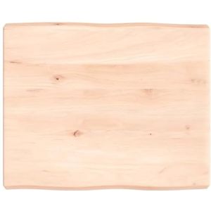 DIGBYS Tafelblad 60x50x(2-6) cm Onbehandeld Massief Hout Live Edge