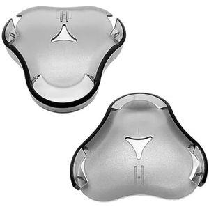 YHNNH Shaving Razor Beschermhoes Stofdicht Transparant, Compatibel voor Philips, RQ11 RQ12 S7000 S9000 Scheerscheermes Accessoires (2 stuks)