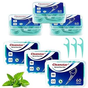 360 stuks tandzijde van 400D UHMWPE met lichte pepermuntsmaak met opbergdoos, flossper mondverzorging en gezondheid, mondhygiëne, vinnen, vork