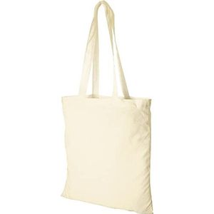 noTrash2003 Set van 10 katoenen boodschappentassen, jute zakken, eenkleurig, met lange handgrepen, ideaal voor het schilderen van stof