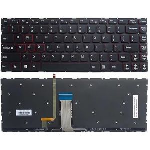 Engels US verlicht toetsenbord voor Lenovo voor Erazer Y40 14ISK Y40-70 Y40-70AM Y40-70AT Y40-70AT-IFI Y40-80 Y700-14(US backlit keyboard)