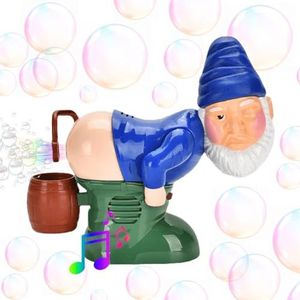 Kerstkabouters Bubble Machine, Grappige Bubble Blower, Automatische Kerst Kabouters Bubble Speelgoed met Flitslichten & Muziek, Kerstkous Stuffers Verjaardagscadeau voor Jongens Meisjes