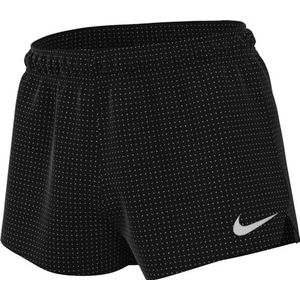 Nike Heren Shorts M Nk Df Fast 3In Bf Short, Black/Black/Reflective Silv, FN3355-010, XL