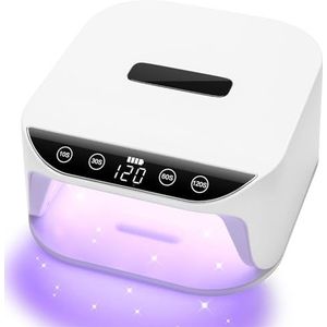 36LED UV LED nagellamp met 4 timerstanden Touchscreen nageldroger for het uitharden van alle gels Nagelpolijsten Nagelgereedschap(White)