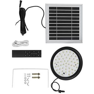 Outdoor Solar Light, 12-knops afstandsbediening 4500mAh Batterij Waterdichte Indoor Solar Lamp voor Garden Yard Balkon