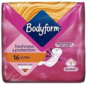 Bodyform Ultra Normals 16 per verpakking (pak van 4)