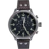 Zeno Watch Basel herenhorloge analoog kwarts met vergulde armband 6221N-8040Q-a1