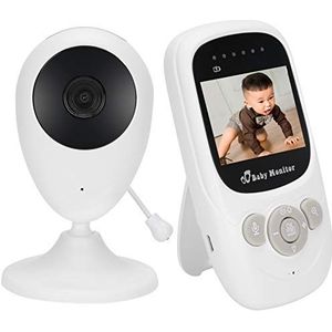 Babyfoon, 100 M Lange Afstand Wifi-camera, 5 M Nachtzicht Binnenshuis, 2,4 Inch Tft LCD-scherm voor Oppas Ouderen voor Baby Huisdier voor Kinderen (EU-stekker 100-240V)