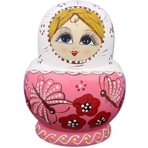 Matroesjka 10 Stuks Russische Nesting Dolls Stapelen Matroesjka Pop Speelgoed Voor Jongens Meisjes Home Decor Matroesjka Poppen