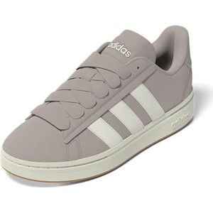 adidas Dames Grand Court Alpha tennisschoenen (non-football) voor vrouwen Sneakers, Wonder Taupe Off White Vapour Grey, 44 EU