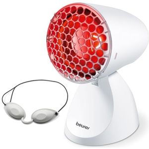 Beurer infraroodlamp IL 11, medisch hulpmiddel voor gebruik bij verkoudheid en spierspanningen, 5 hellingshoekstanden