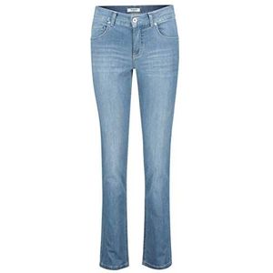 Angels Dames Jeans 'Cici' met crinkle-effecten, Light Blue Used Buffi Crinkle, 42W x 32L
