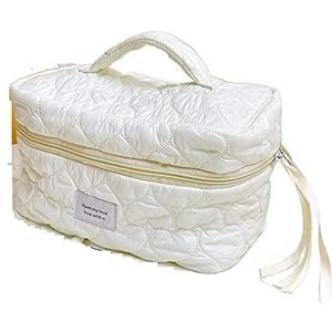 DieffematicHZB make-up tas Solid Color Soft Makeup Things Large Bag Organizer Box Bags Cosmetic WomanToiletry Women Cosmetic Bag