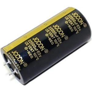 Audio-elektrolytische condensator 2 stuks 25 V 35 V 63 V 100 V 200 V 250 V 400 V 450 V 6800UF 10000UF 22000UF HiFi-versterker Lage ESR (Maat: 400 V150UF 22 x 30 mm)